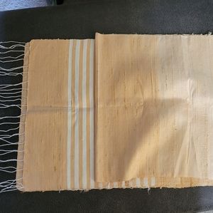 Woven silk scarf